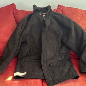 Men's LL Bean Brown Faux Suede Jacket